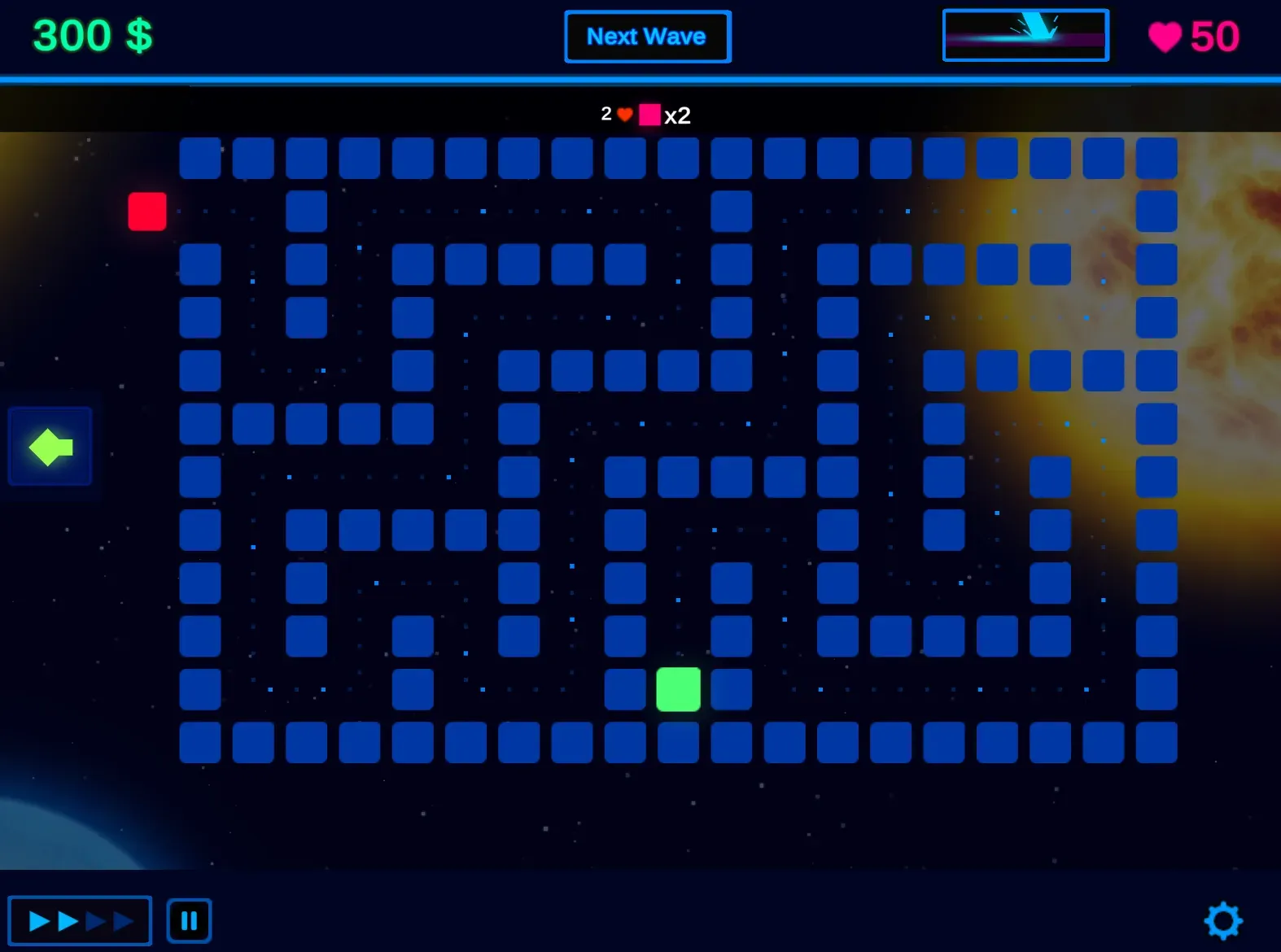 Space Tower Defense 2 Gameplay Screenshot 1