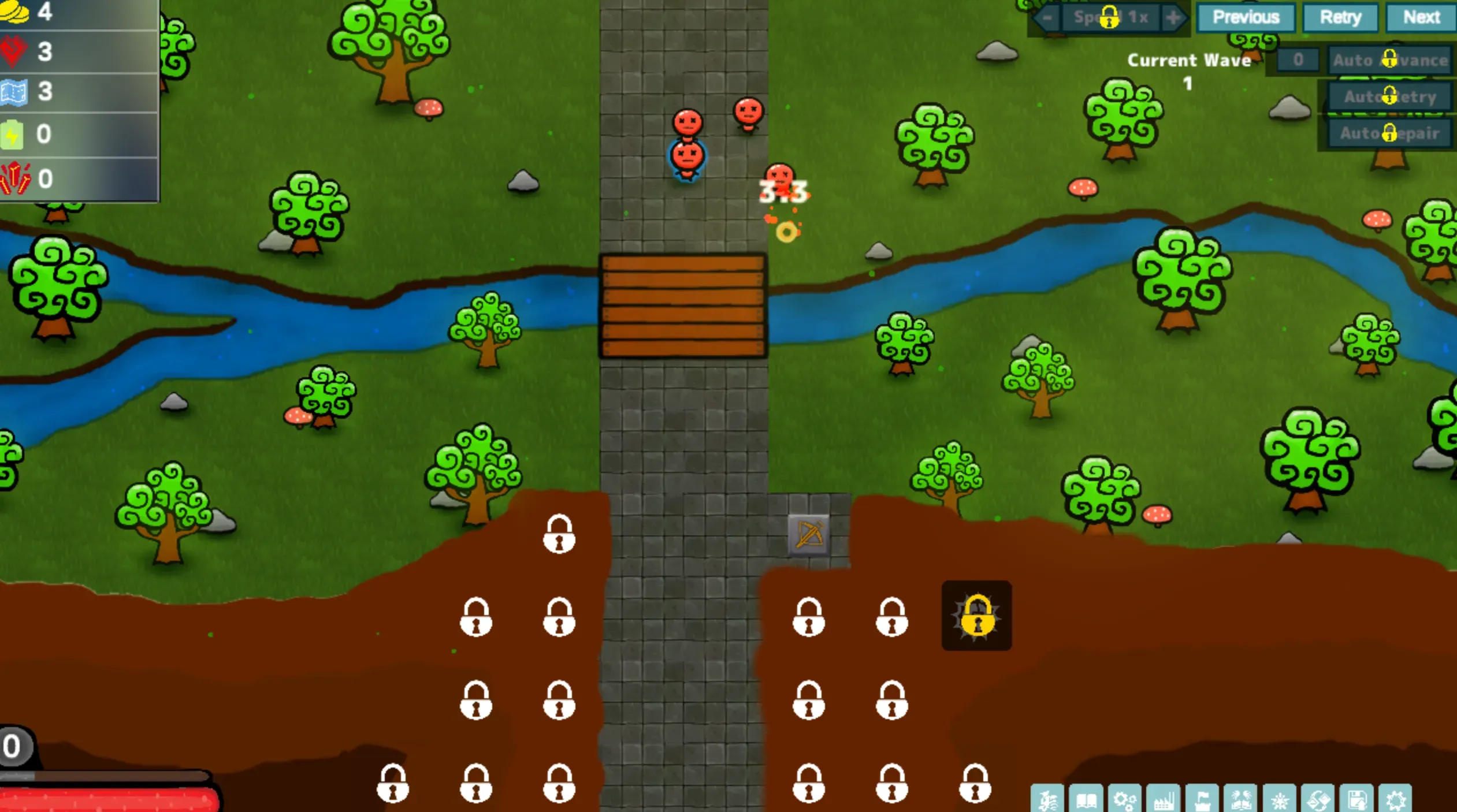 Defender Idle Gameplay Screenshot 1