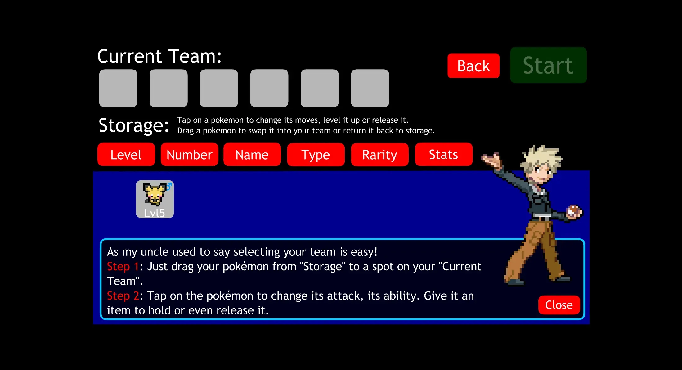 Pokemon Tower Defense 3 Gameplay Screenshot 1