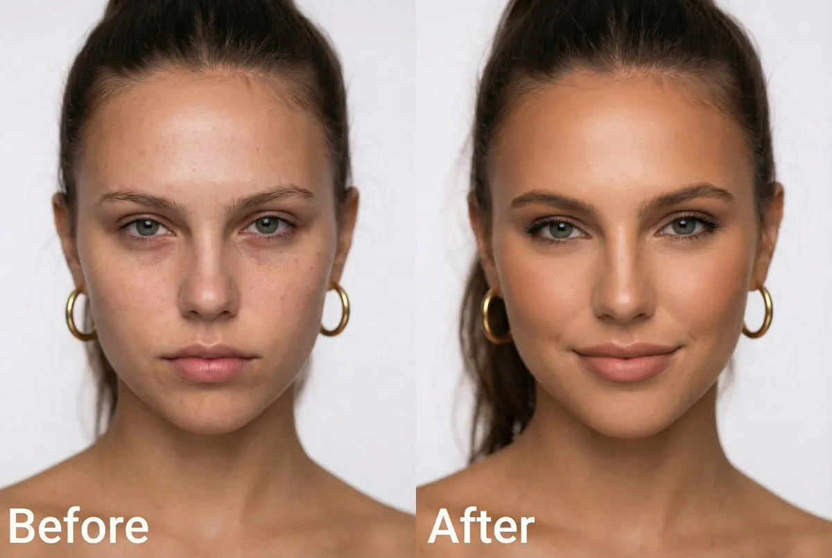 Before/After Make-up