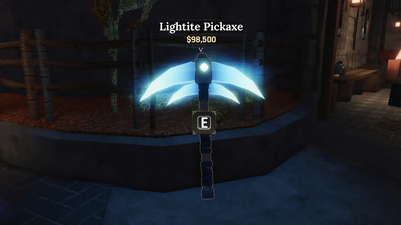 Lightite Pickaxe