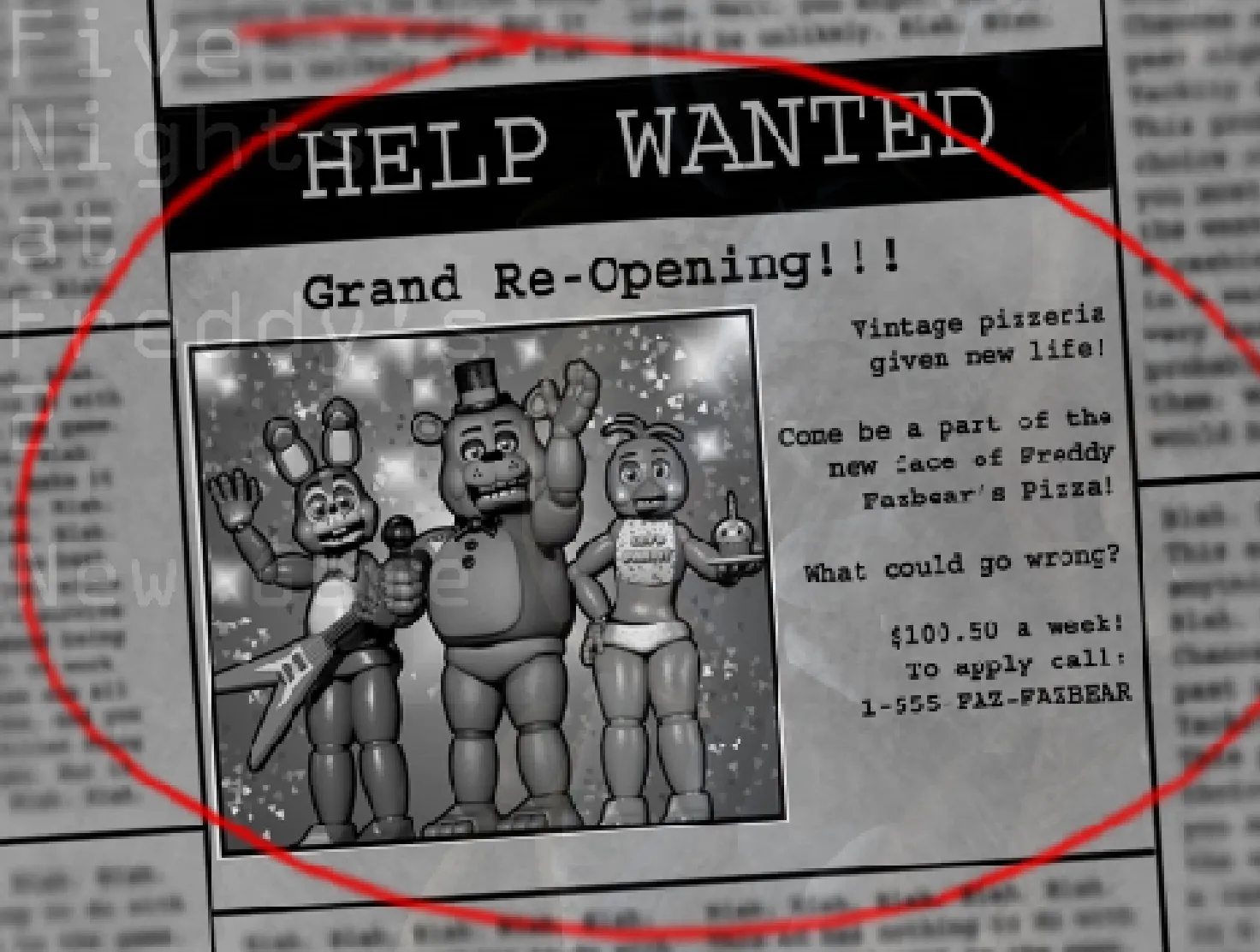 Five Nights at Freddy's 2 Gameplay Screenshot 2