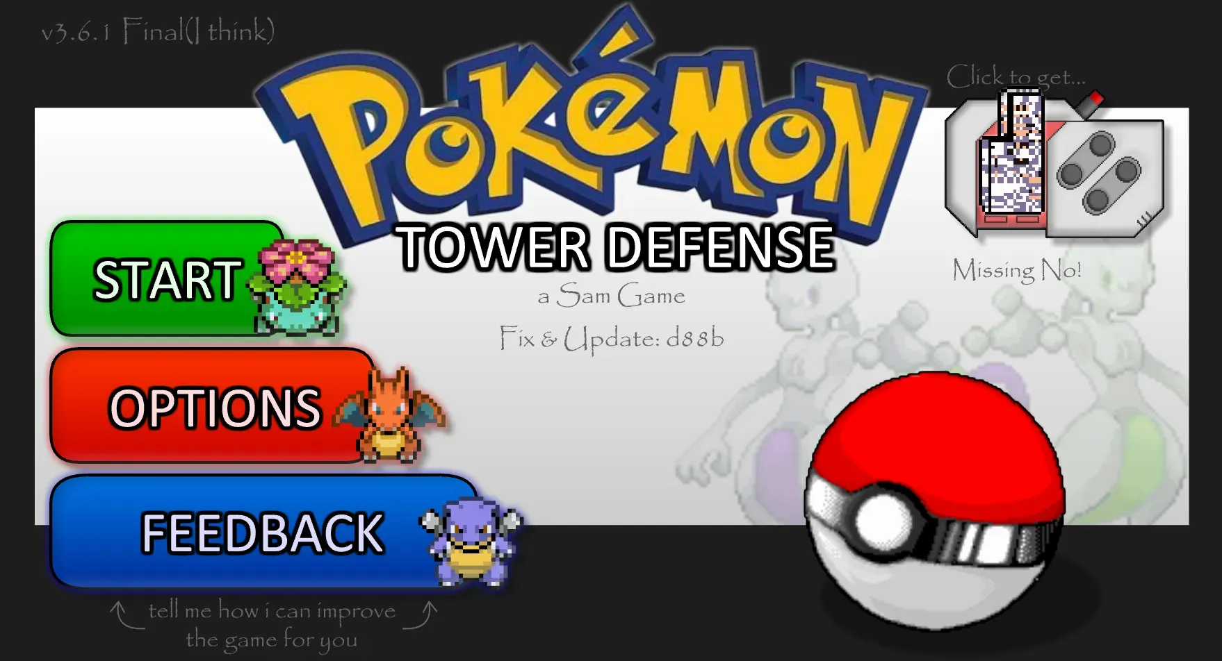 Pokemon Tower Defense Gameplay Screenshot 1