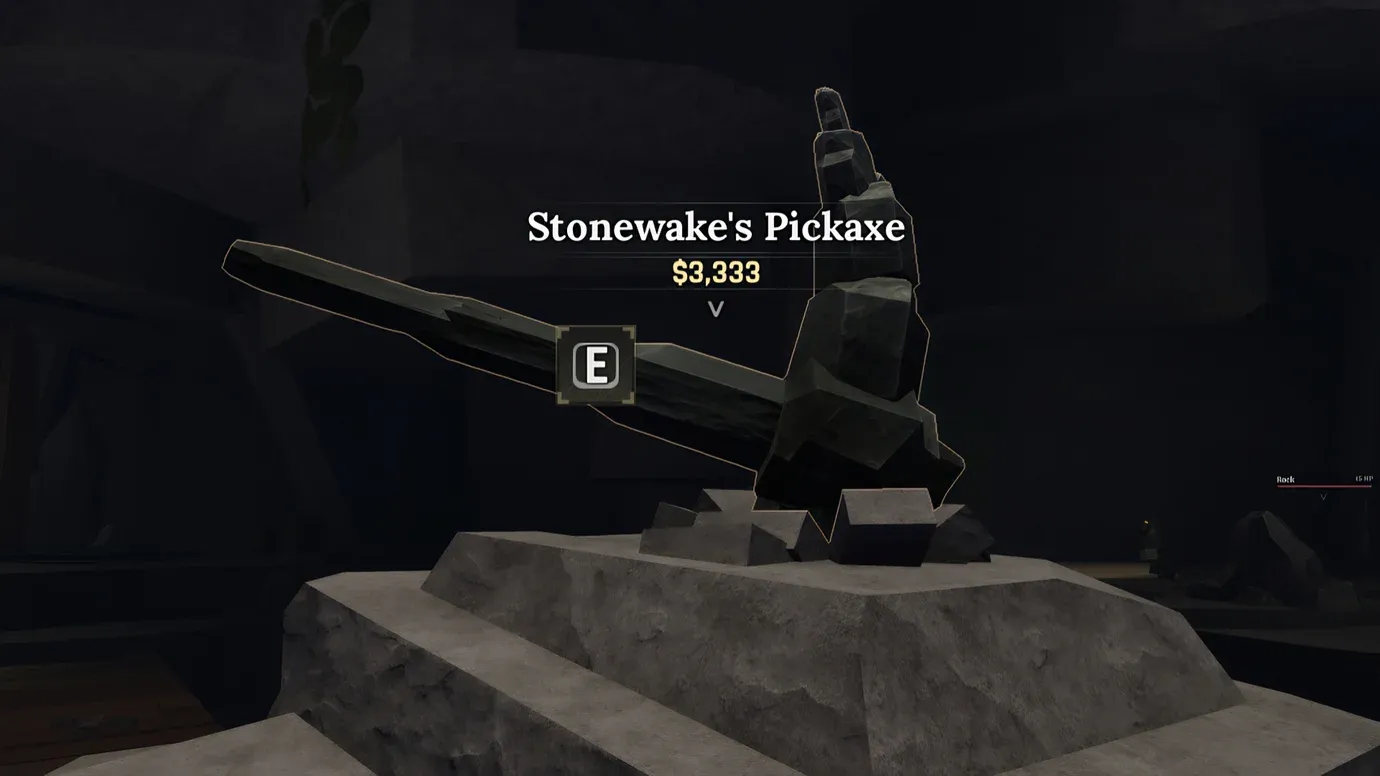 Stonewake's Pickaxe (The "Luck Hack")