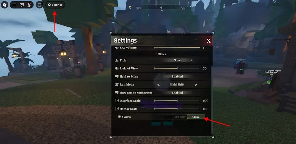 Click the Claim button to claim rewards.