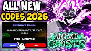 Anime Ghosts Codes (March 2026) – Free Potions & Gems