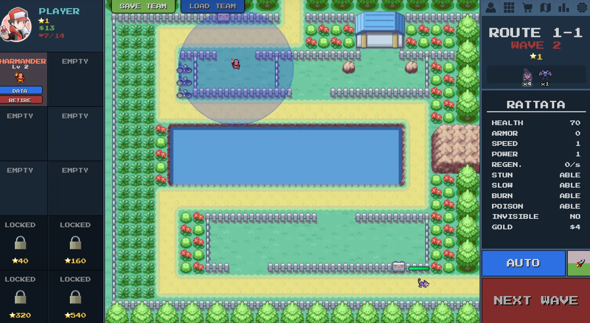 PokéPath Tower Defense Gameplay Screenshot 3