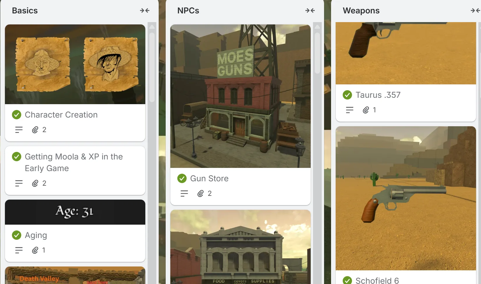 bridger WESTERN Trello