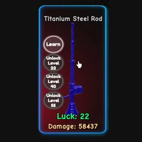 Titan Fishing Titanium Steel Rod