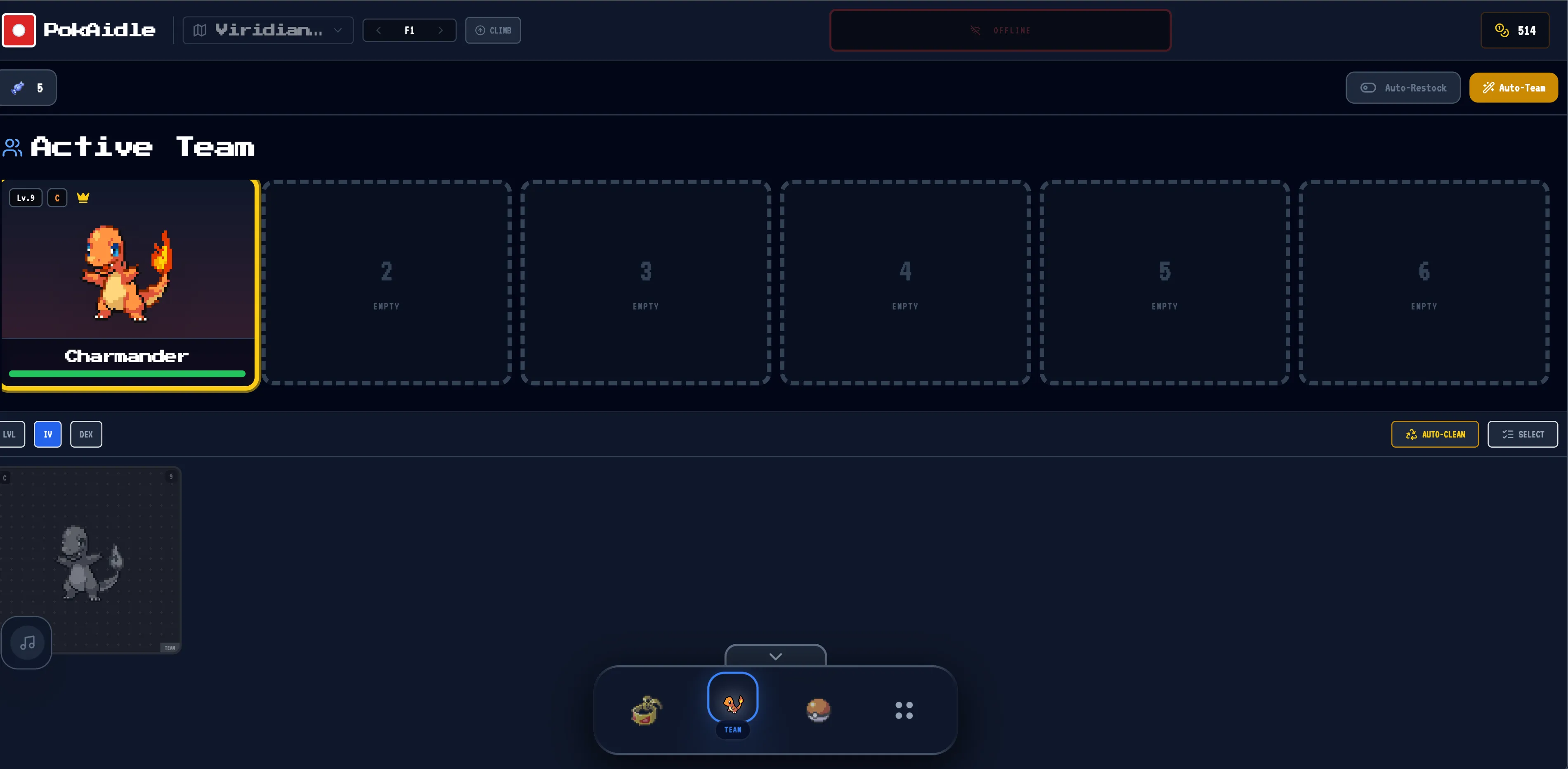 PokAidle Gameplay Screenshot 1