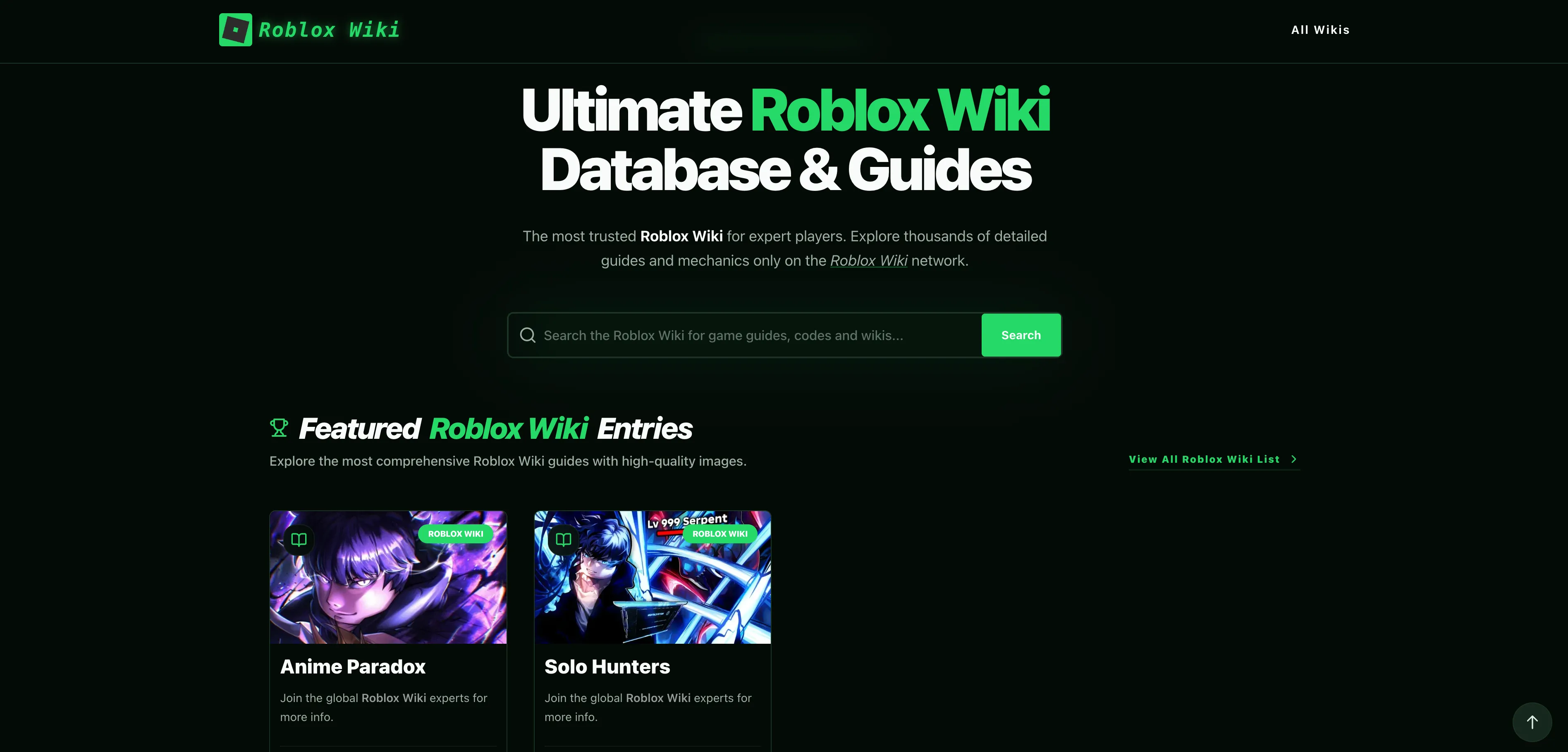 Roblox Wiki
