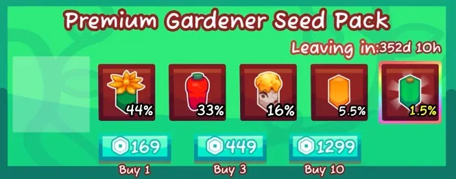 Garden Horizons Seed Packs Guide