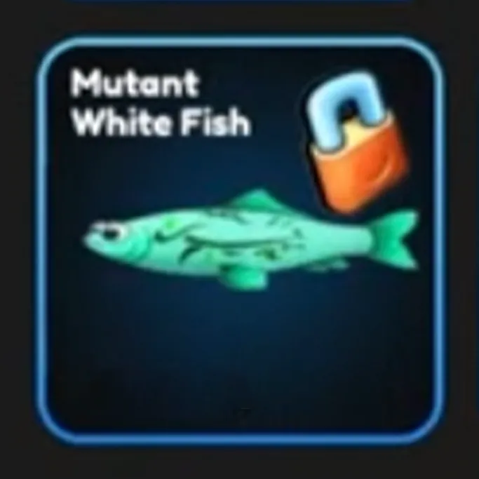 mutant white fish