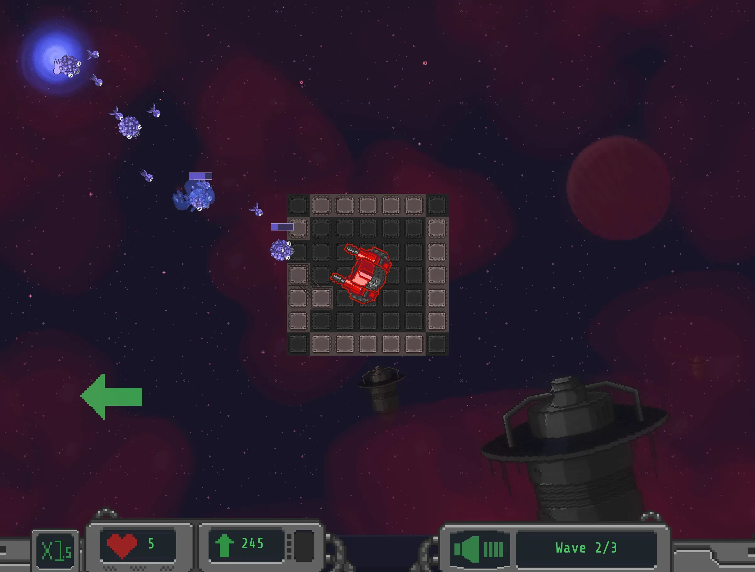 Spacedust Defender Gameplay Screenshot 2