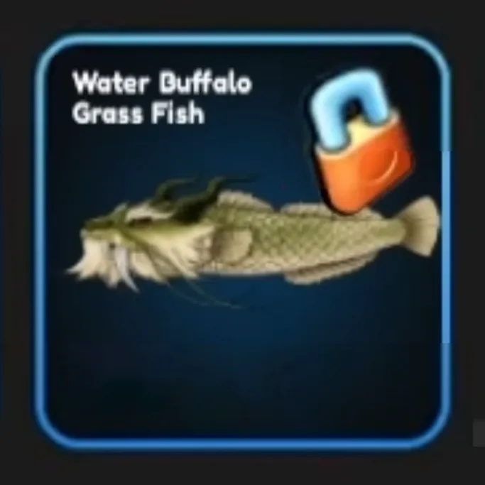 water buffalo grass fish