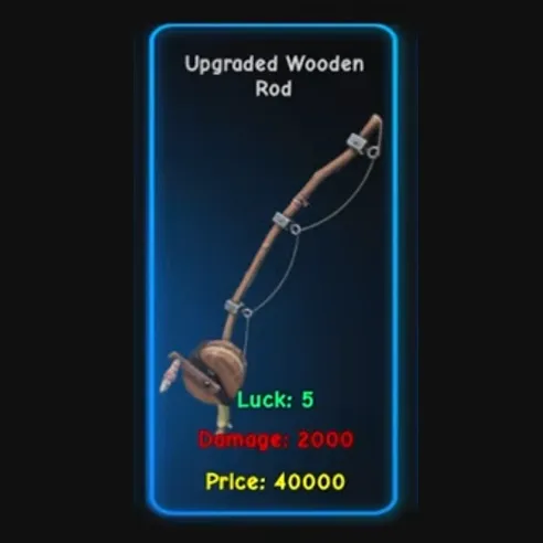 Titan Fishing upgraded wooden rod