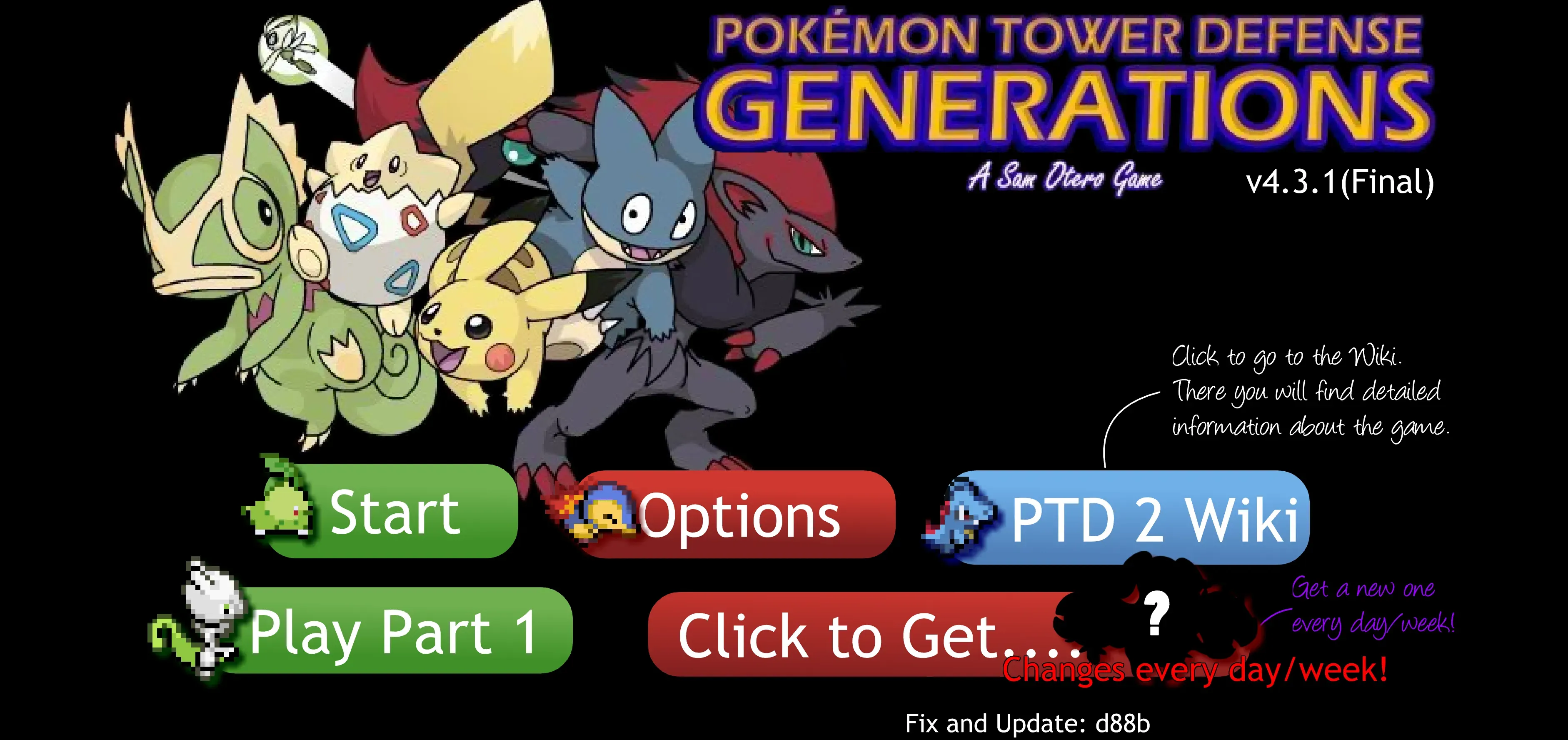 Pokémon Tower Defense 2 Gameplay Screenshot 1