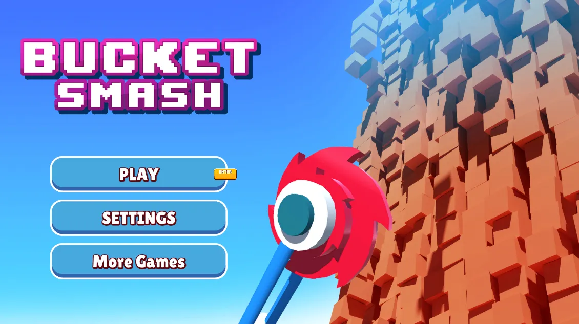 Bucket Smash Gameplay Screenshot 1