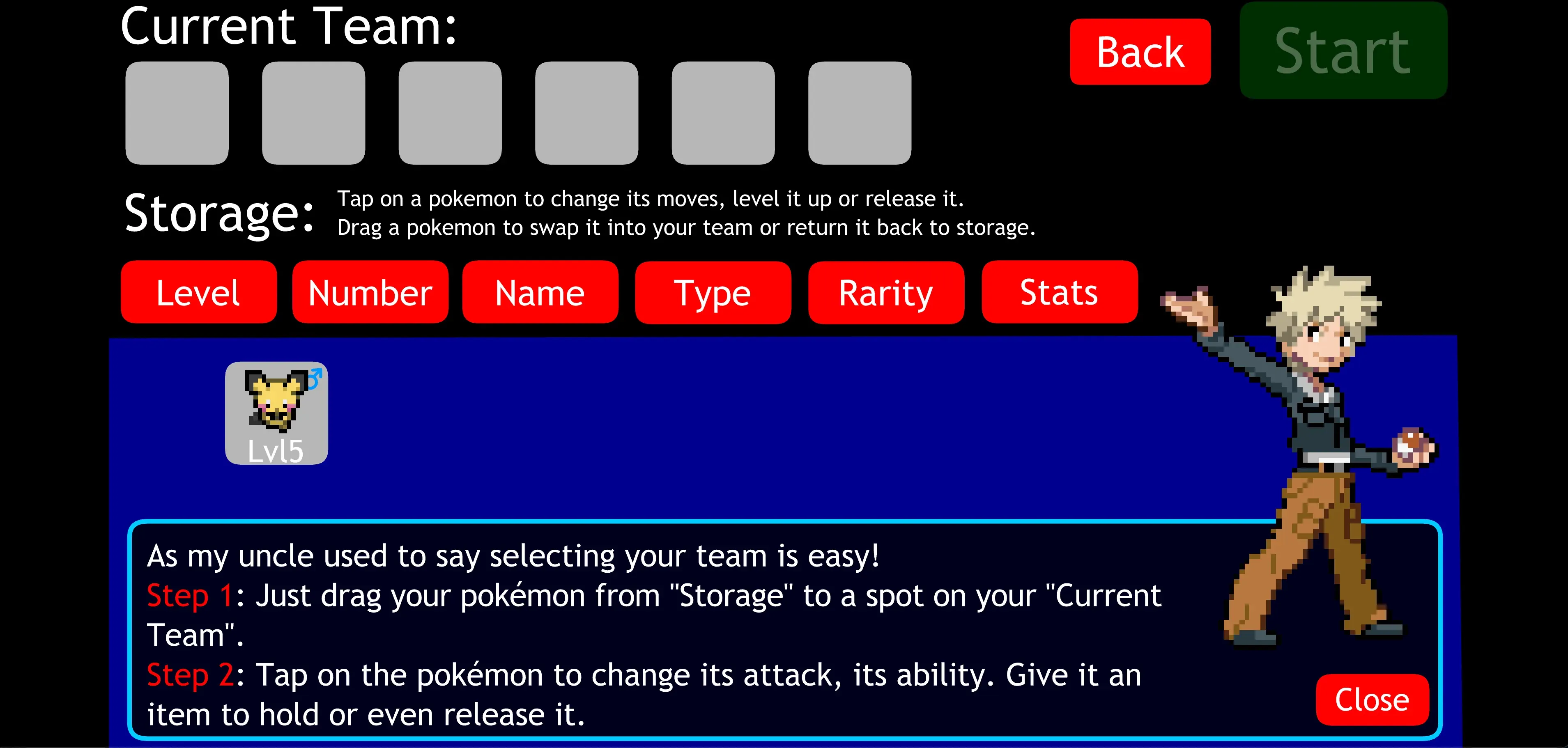 Pokemon Tower Defense 3 Gameplay Screenshot 1