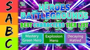 Heroes Battlegrounds Tier List: Best Characters Ranked