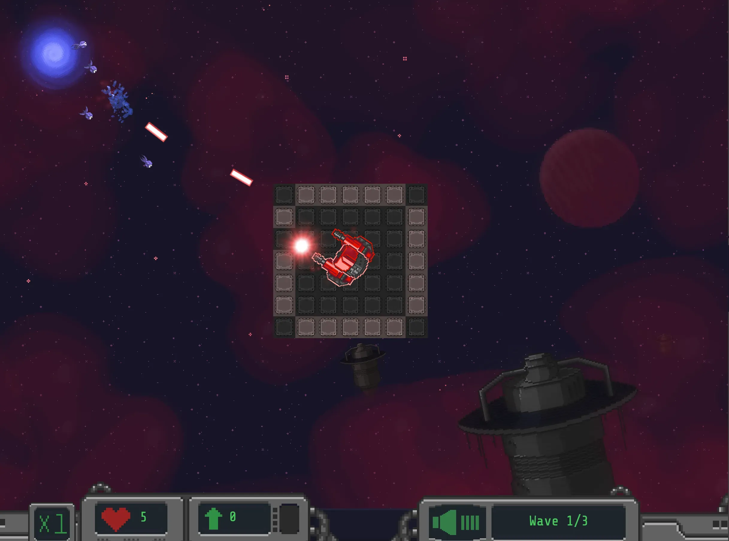Spacedust Defender Gameplay Screenshot 1